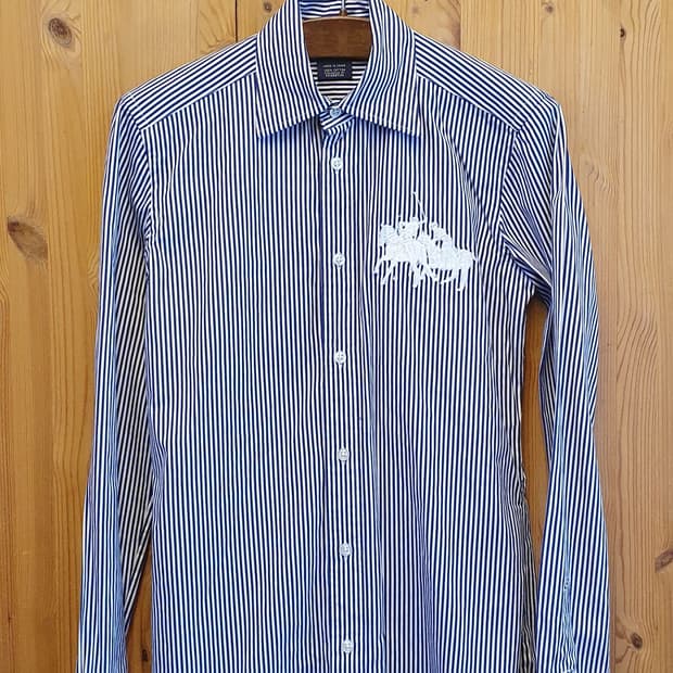 55.폴로 더블포니 스트라이프 셔츠