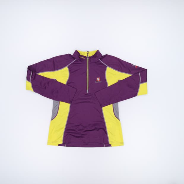 [100] 블랙야크 여성 등산복 반집업 긴팔티 1216H1