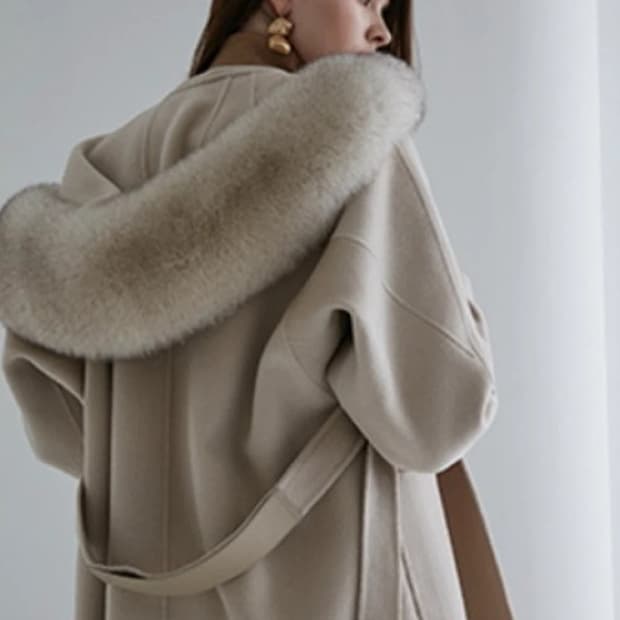 에고이스트 사가퍼 숄카라 핸드메이드 코트