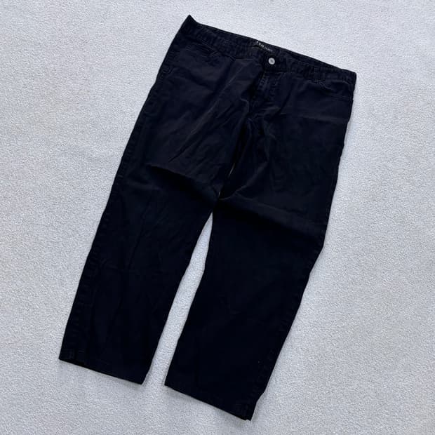 42 빈티지 남성 블랙 데님 팬츠 0429E