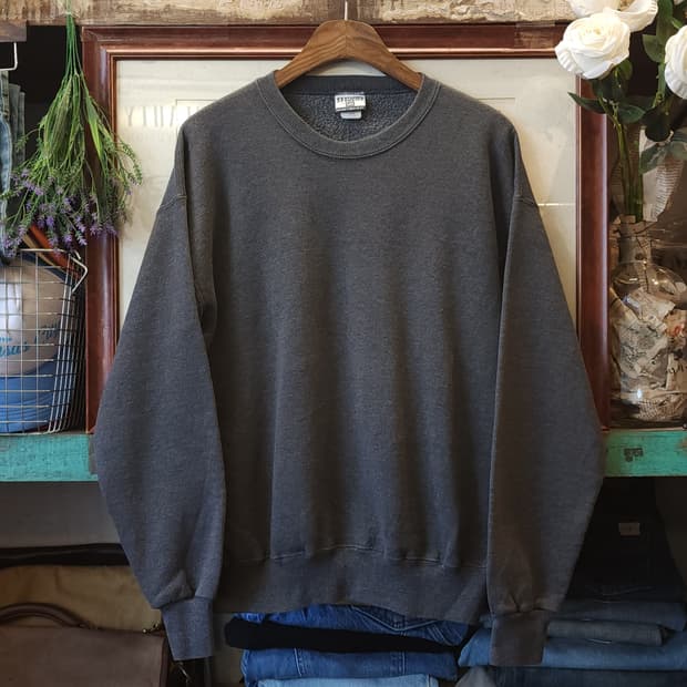 90s lee 빈티지 스웻셔츠 플레인 스웻셔츠 그레이 L