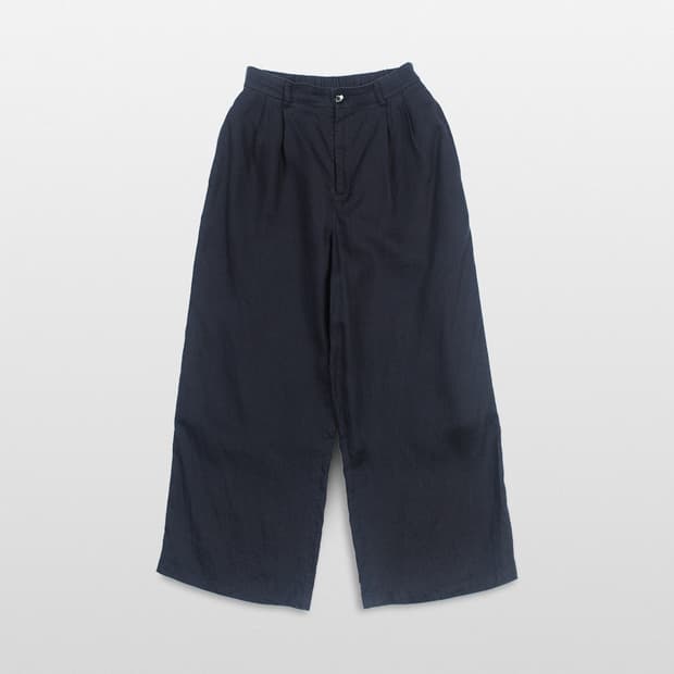 HAMPSTEAD Linen Wide Pants (made in japa