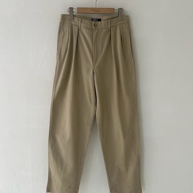 80-90's old label polo 2tuck chino pant.