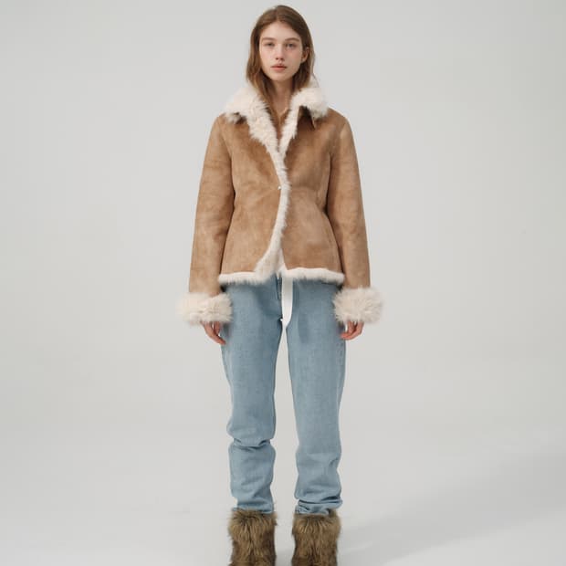 더바넷 무스탕/ Katey Shearling Jacket