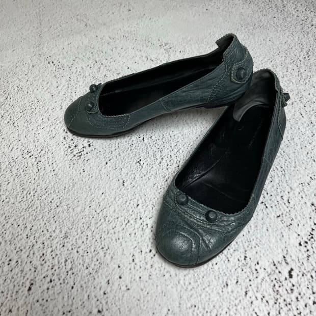 00s Balenciaga Arena Covered Studs Flats