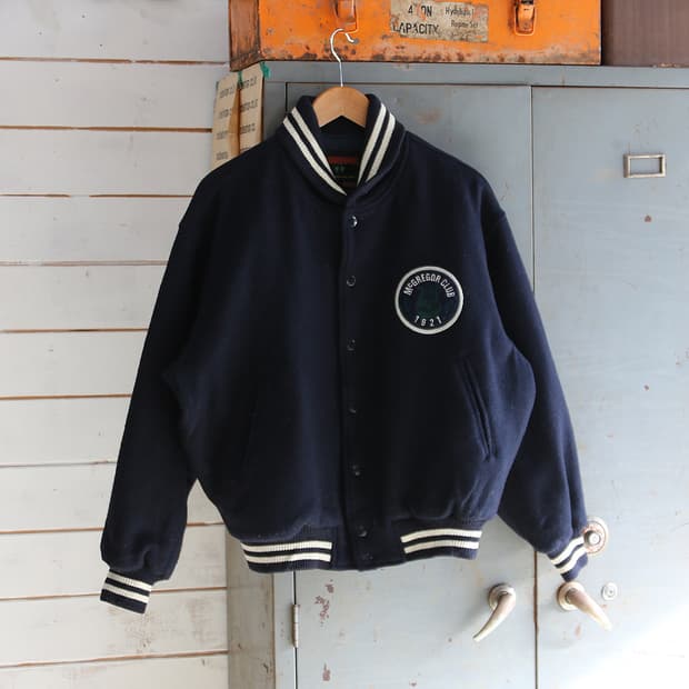 (착용컷) McGREGOR 모직 바시티 자켓 (남성용 100-103)