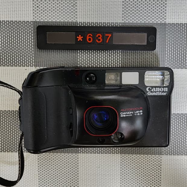 캐논 오토보이 3 데이터백 필름카메라