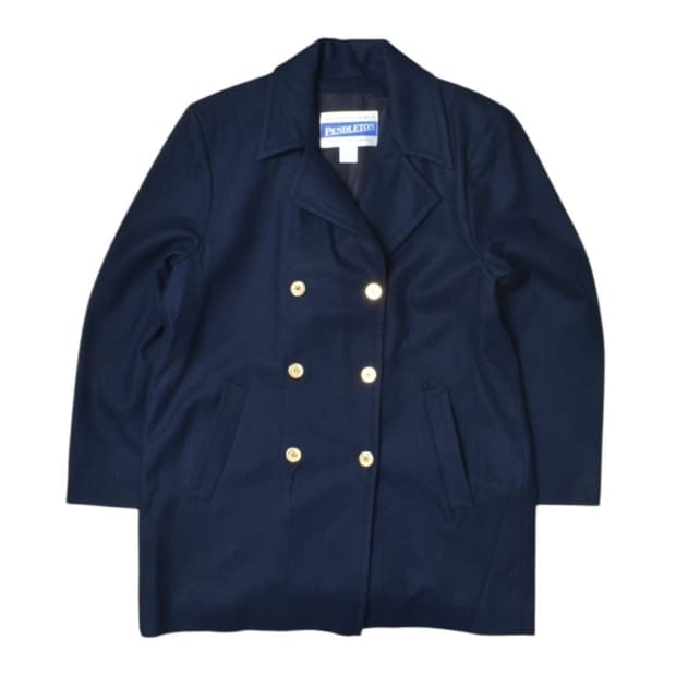 펜들턴 버진울 금장 더블 자켓 피코트 10 N1052