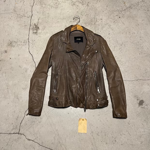 마쥬 램스킨 레더 자켓