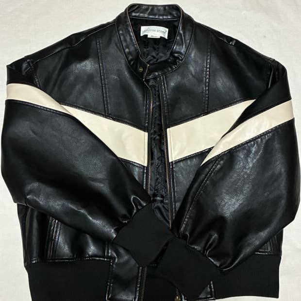 라퍼지 스토어 바이커 레더자켓 s