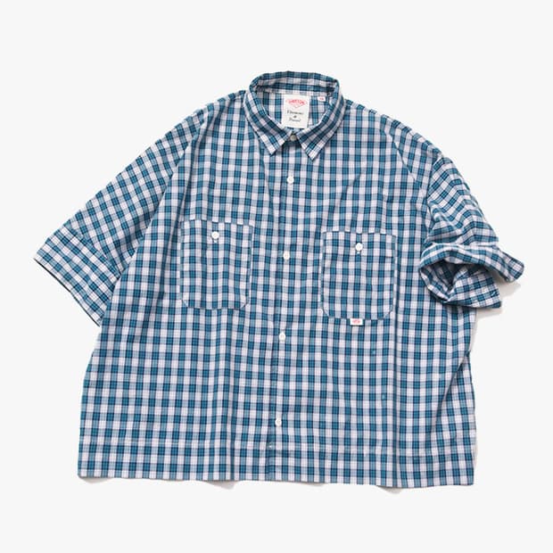 DANTON - CROP CHECK SHIRT