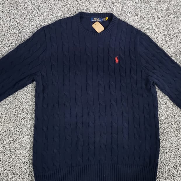 폴로 랄프로렌 케이블 니트 스웨터
