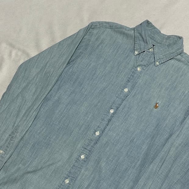 S 폴로랄프로렌 클래식핏 샴브레이 셔츠