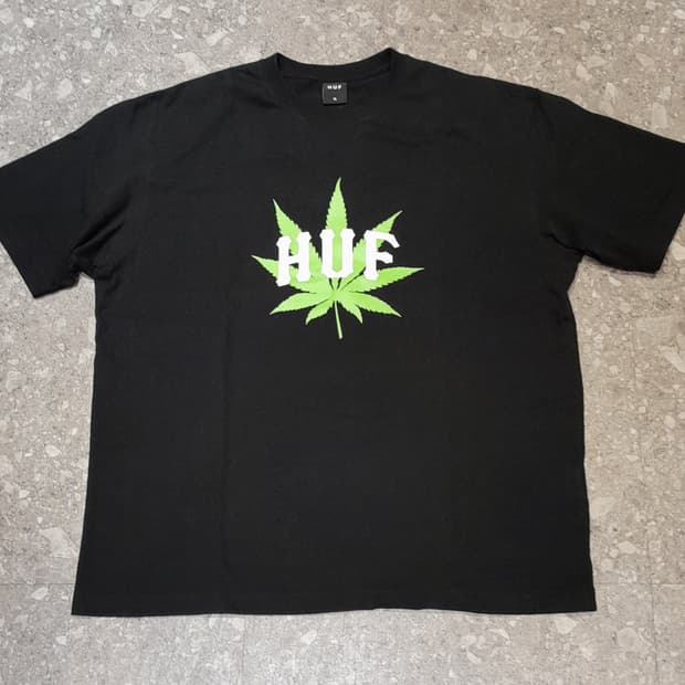 💥허프 HUF 마리xx 반팔 블랙 (XL)