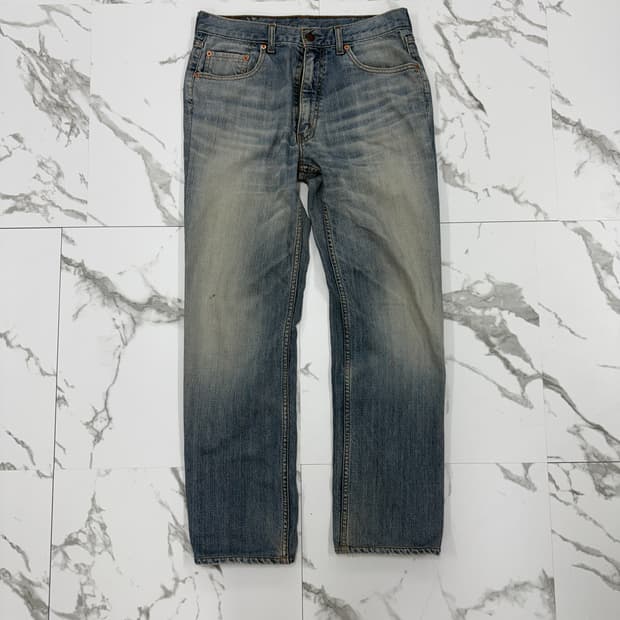 Levi's 리바이스 221 워시드 오렌지탭 데님 팬츠