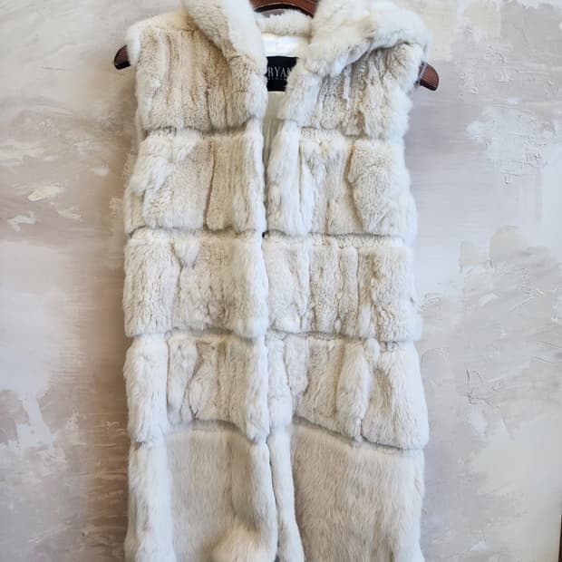 토끼털 후드 베스트 55추천