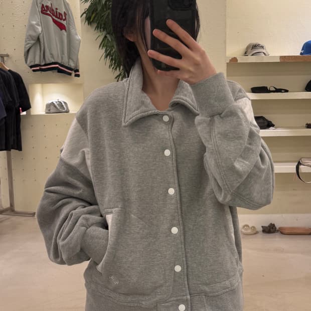  트레블 코튼 바시티 자켓  U17