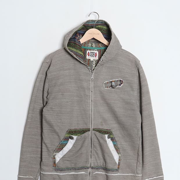 POWER TO THE PEOPLE Ethnic Sweat Zip