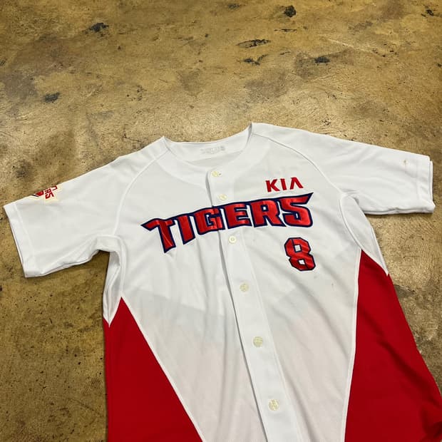 기아타이거즈 8 안치홍 반팔 야구 유니폼 b17