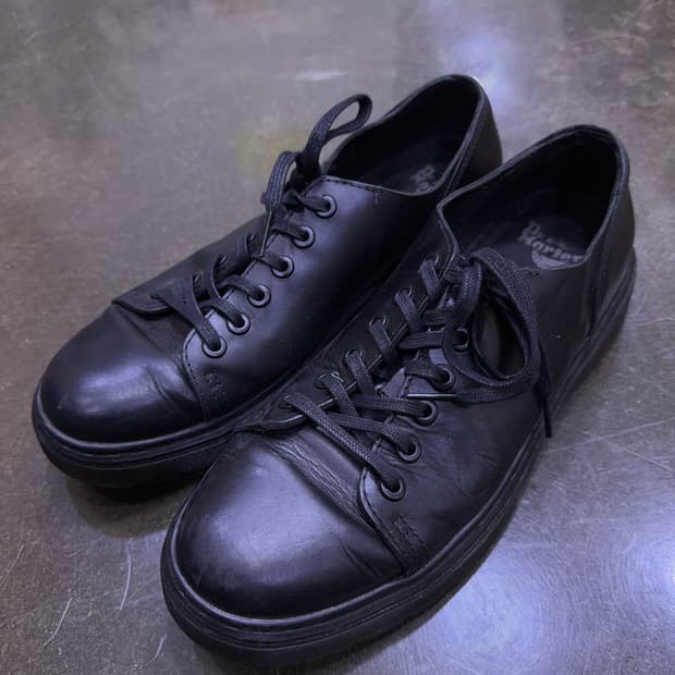 닥터마틴 블랙 레더 스니커즈 운동화 270