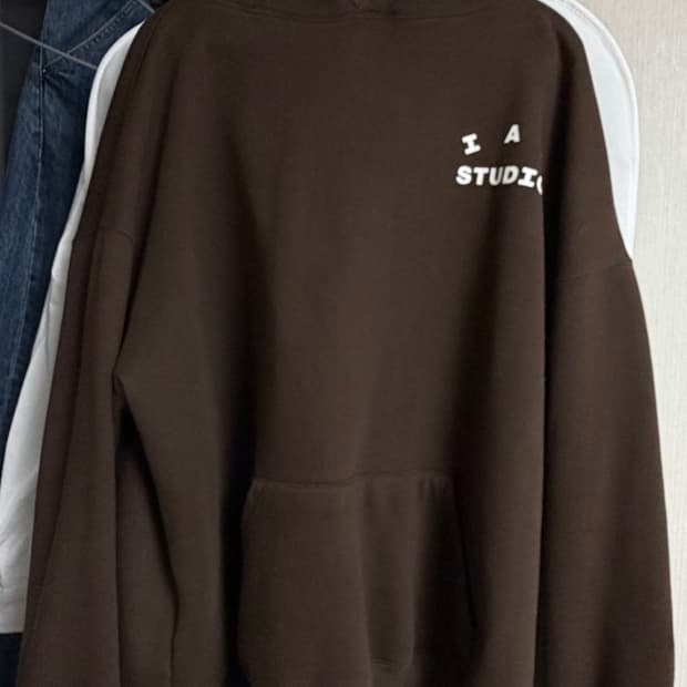 아이앱스튜디오 브라운 후드 XL