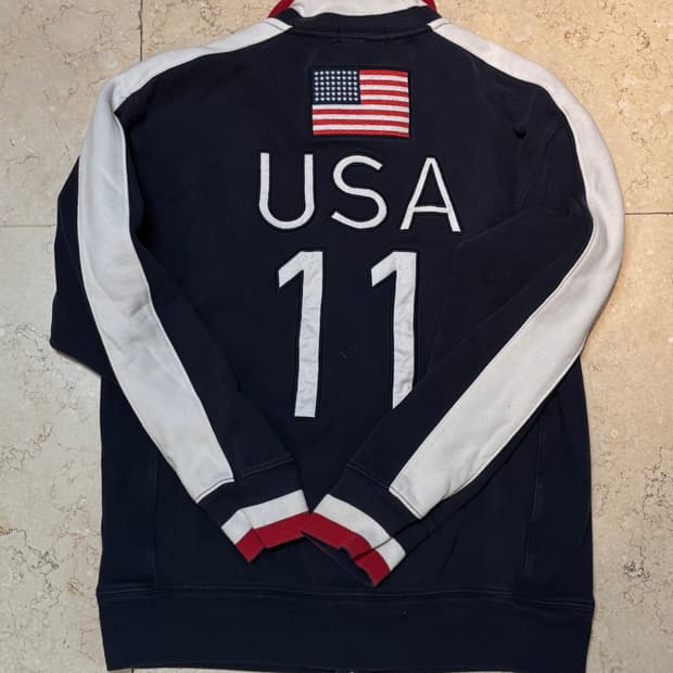 폴로 랄프로렌 빅포니 usa 성조기 집업