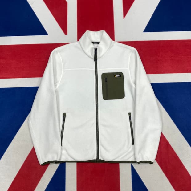 내셔널지오그래픽 플리스집업 XL