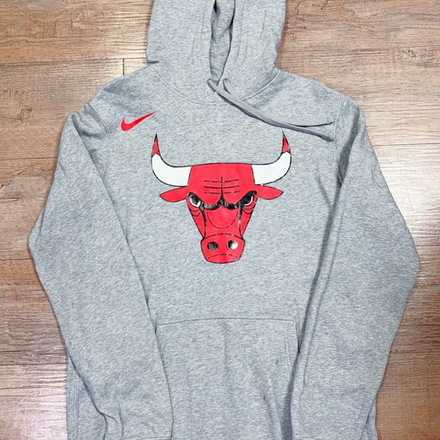 나이키 NBA 시카고불스 후드티 L