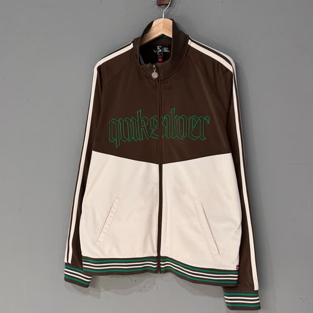 퀵실버 레터링 트랙자켓 