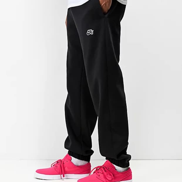 나이키sb 아이콘 플리스 스웻 팬츠 m 블랙