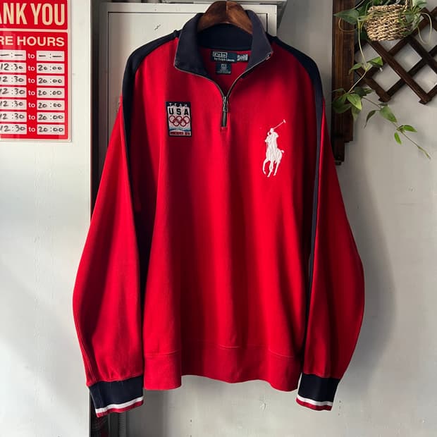 [XL]폴로 랄프로렌 2010 벤쿠버 동계 올림픽 팀 USA 스웻셔츠