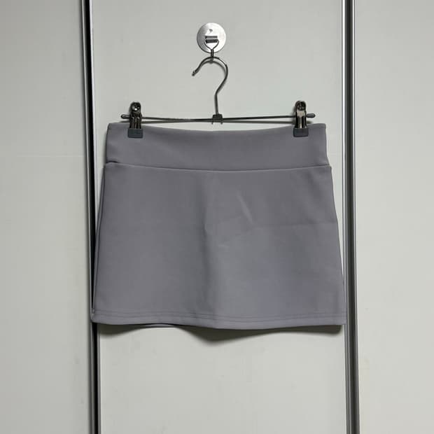 져지 마이크로 스커트 그레이 