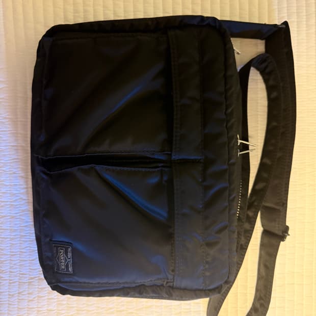 포터 탱커 숄더백 블랙