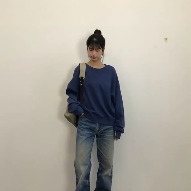 Champion Blue Crewneck Sweatshirt