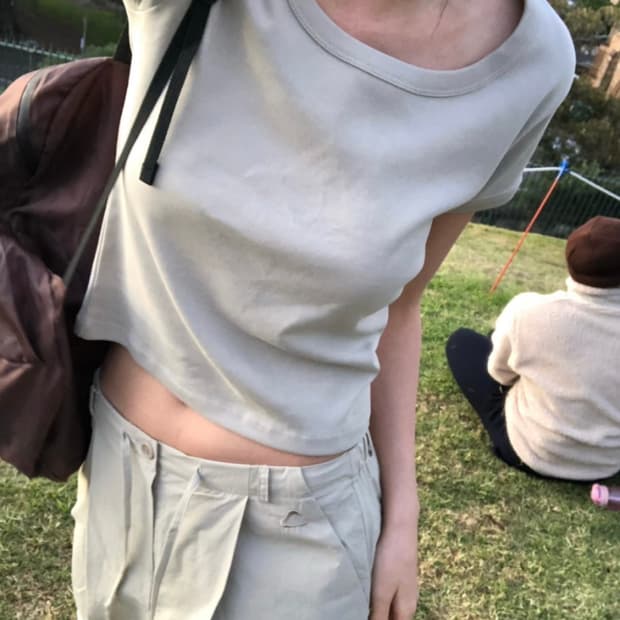 Yue 꼬마라벨티 (베이지)