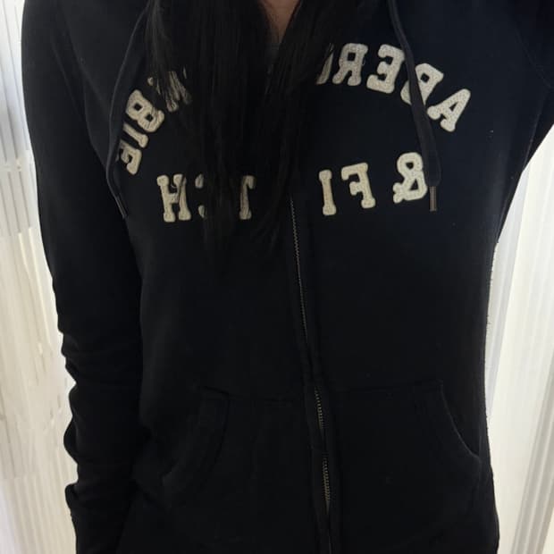 대장템 슬림핏 아베크롬비 네이비 후드집업 L