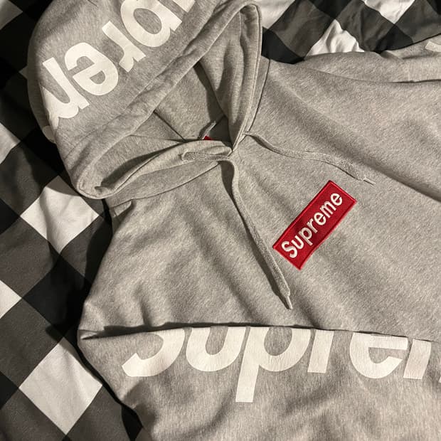 슈프림 박스로도 사이드로고 후드