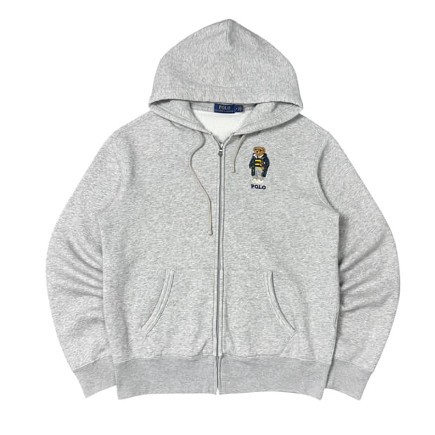 (M) 폴로 랄프로렌 폴로 베어 후드집업 그레이