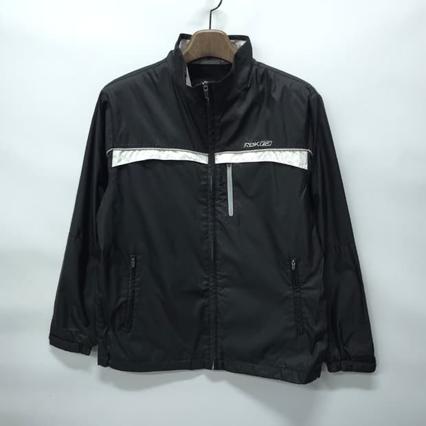 리복 RBK 블랙 바람막이 자켓 ( 남성95 )