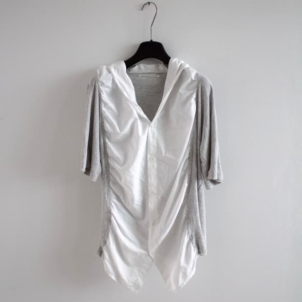 Y's two-tone material shirt