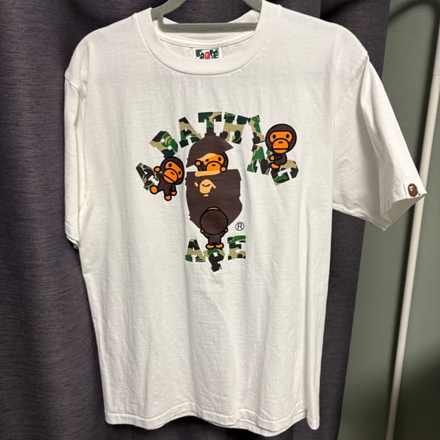 BAPE 베이프 카모 CAMO 반팔 티셔츠