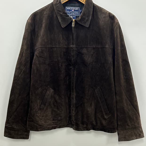 폴로 스포츠 스웨이드 자켓