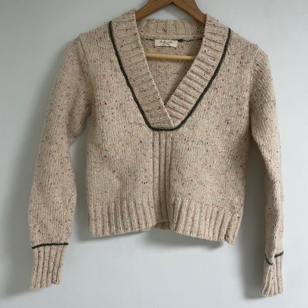 일본 빈티지 SABUROKU 베이지 니트