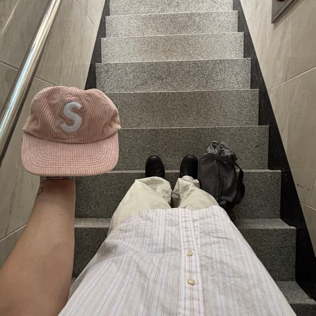 슈프림 코듀로이 캡