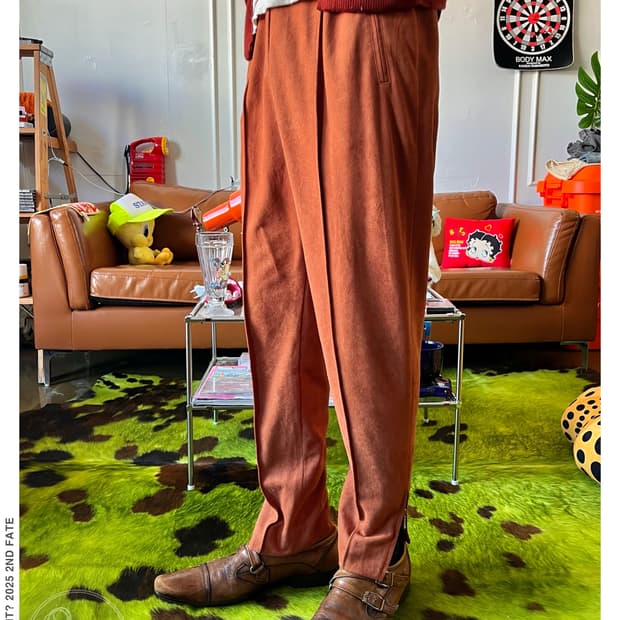 1980-90s SYNONYME Paris Moleskin Trouser