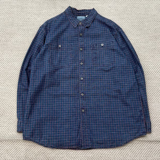 엘엘빈 투포켓 체크셔츠 r3490