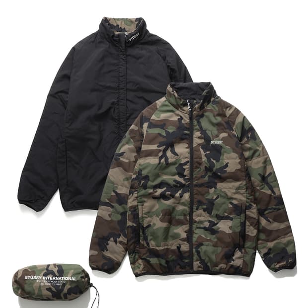 스투시 STUSSY Reversible Insulation Jacket