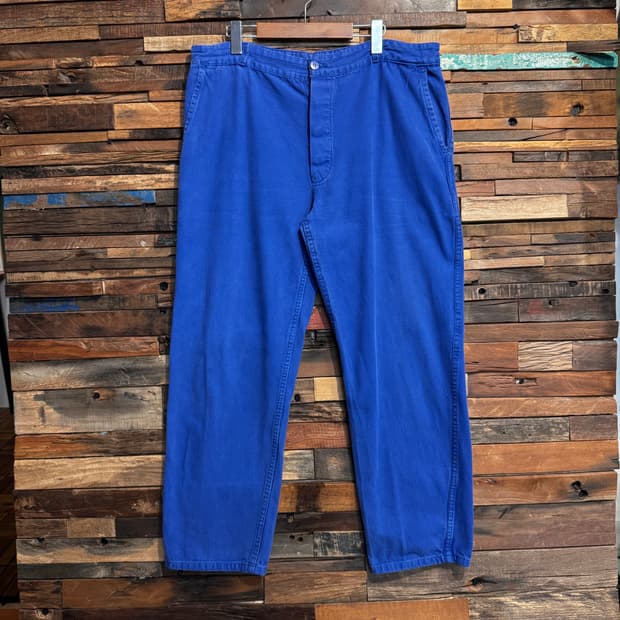 Vintage French Work Cotton Pants