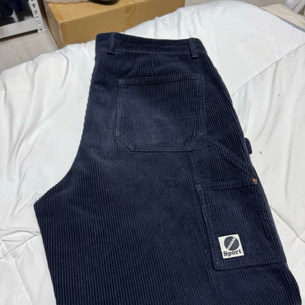 헤리티지플로스 코듀로이 카펜터팬츠 / 네이비 / 라지L
