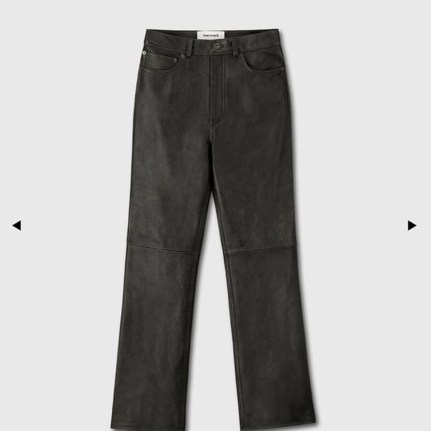 구매) 토니웩 25FW 세미플레어 레더 팬츠 32 구매합니다
